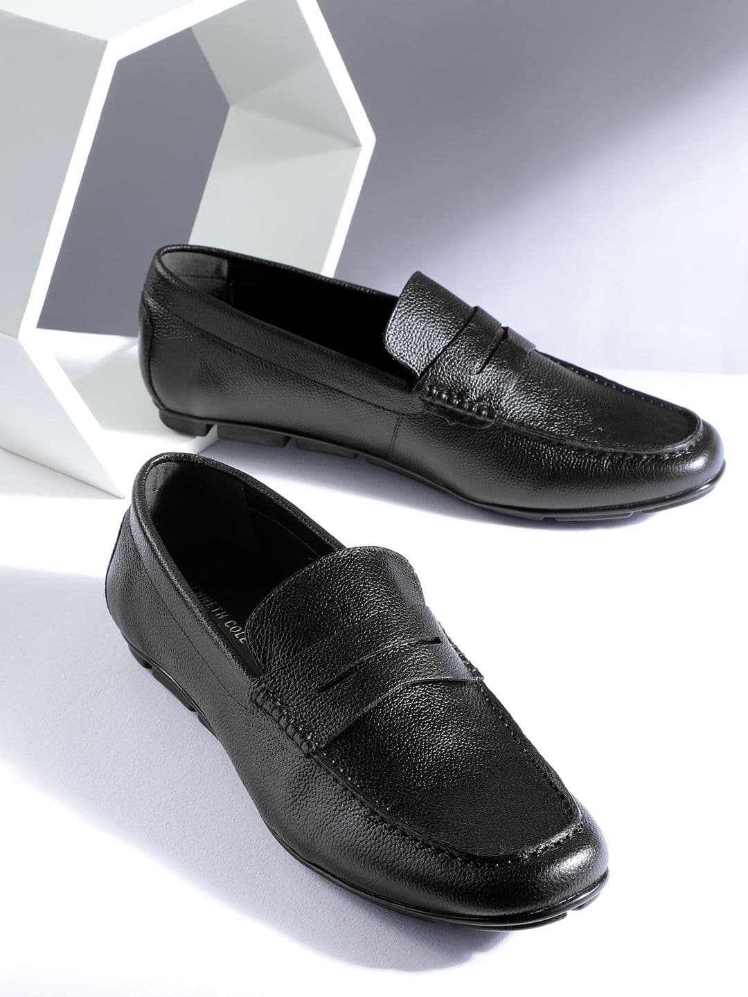 Kenneth Cole Men Leather Formal Penny Loafers - view 1