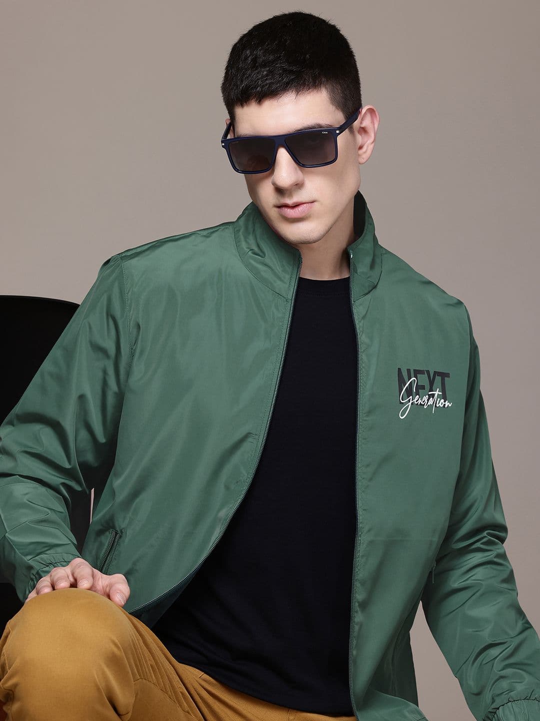 The Roadster Lifestyle Co. Typography Print Tailored Jacket - view 1