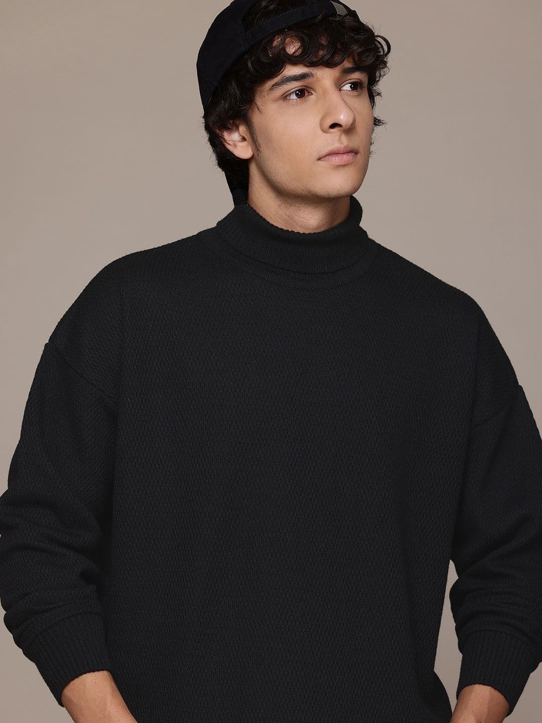 The Roadster Lifestyle Co. Textured Turtle Neck Pullover - view 1