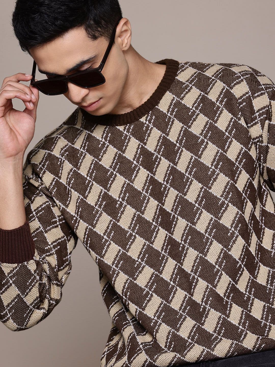 The Roadster Lifestyle Co. Geometric Pullover