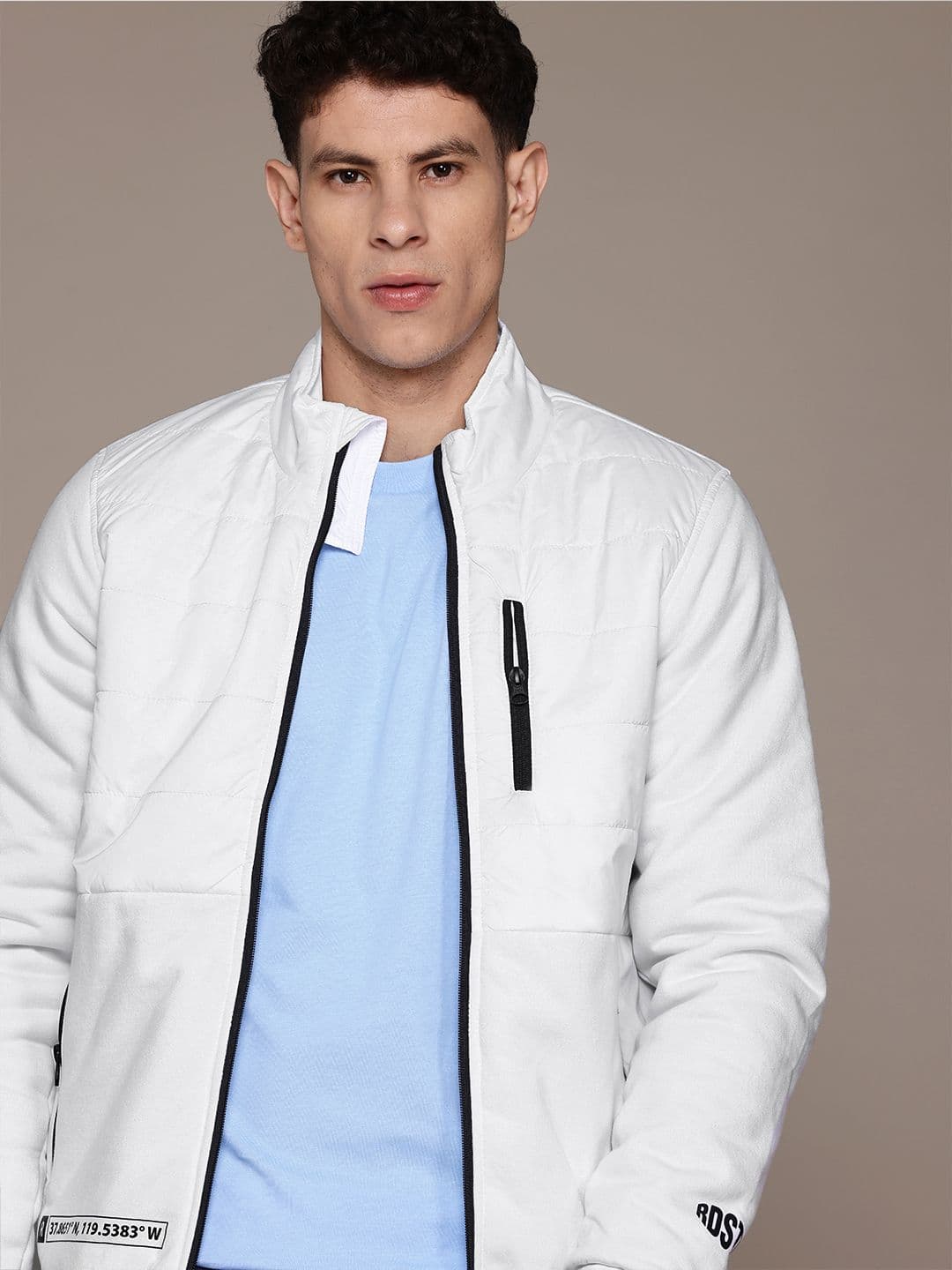 The Roadster Lifestyle Co. Zip Detail Padded Jacket - view 1