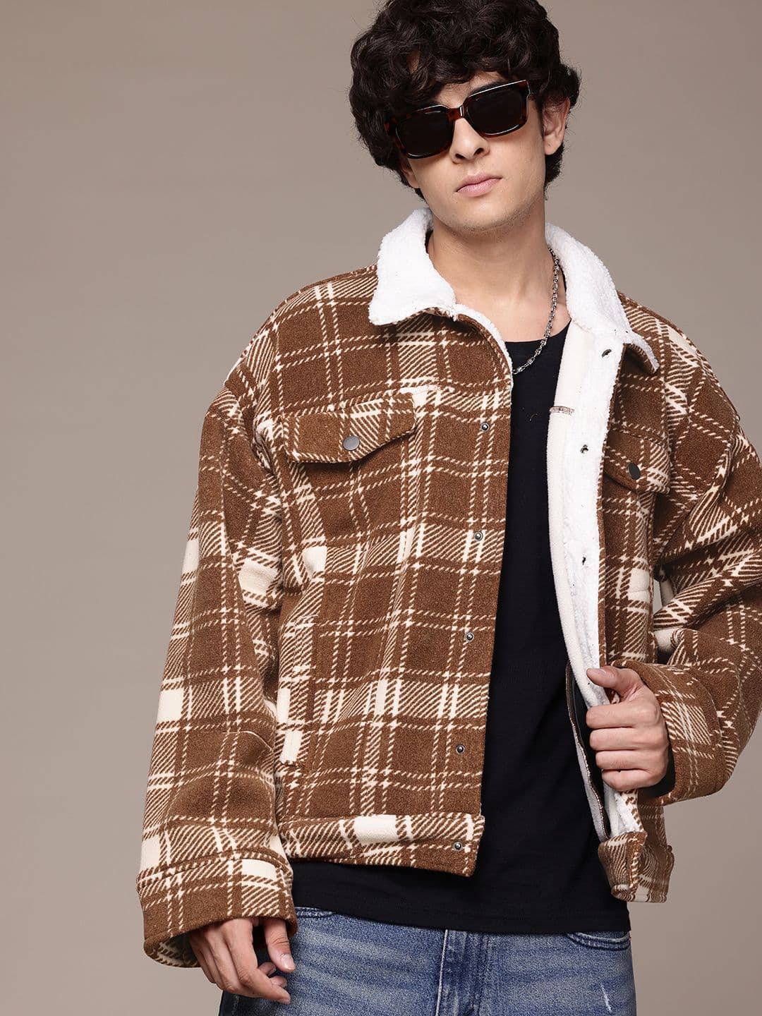 The Roadster Lifestyle Co. Checked Tailored Jacket - view 1