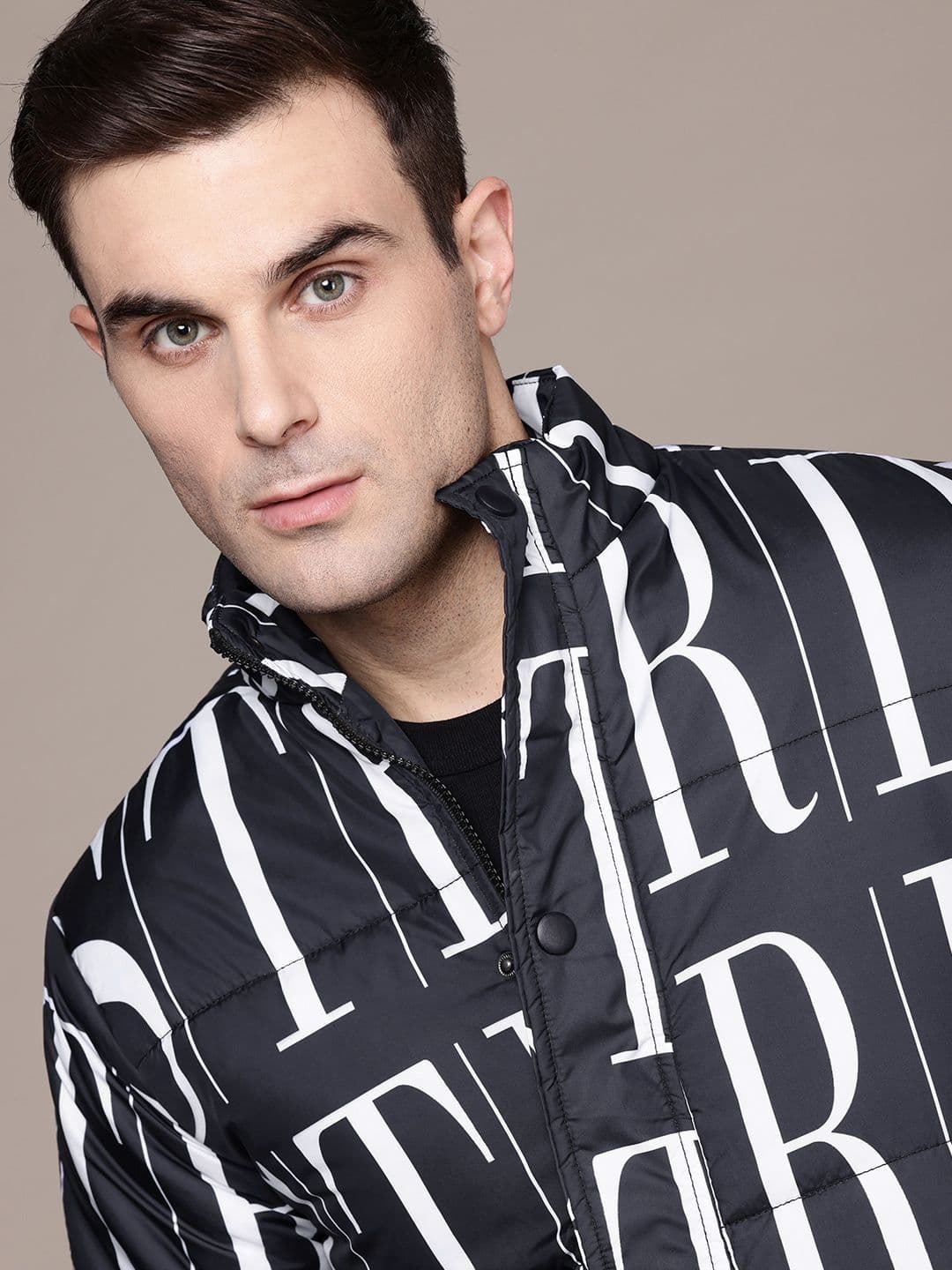 The Roadster Lifestyle Co. Typography Print Padded Jacket - view 1