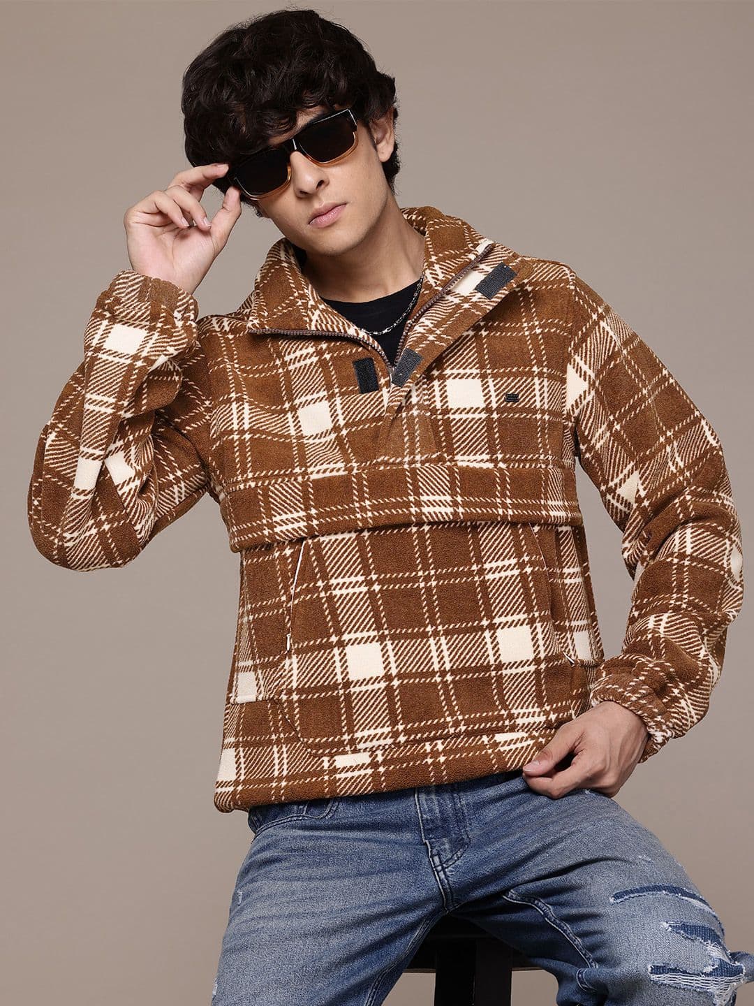 The Roadster Lifestyle Co. Checked Tailored Jacket - view 1