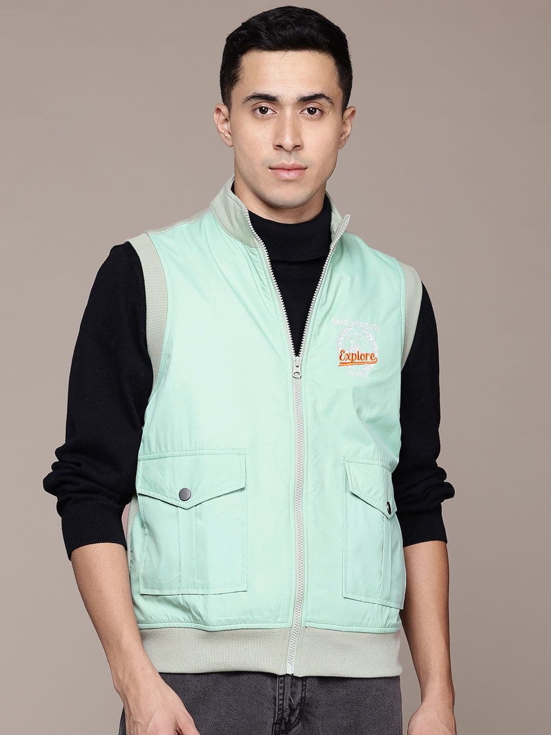 The Roadster Lifestyle Co. Applique Bomber Jacket