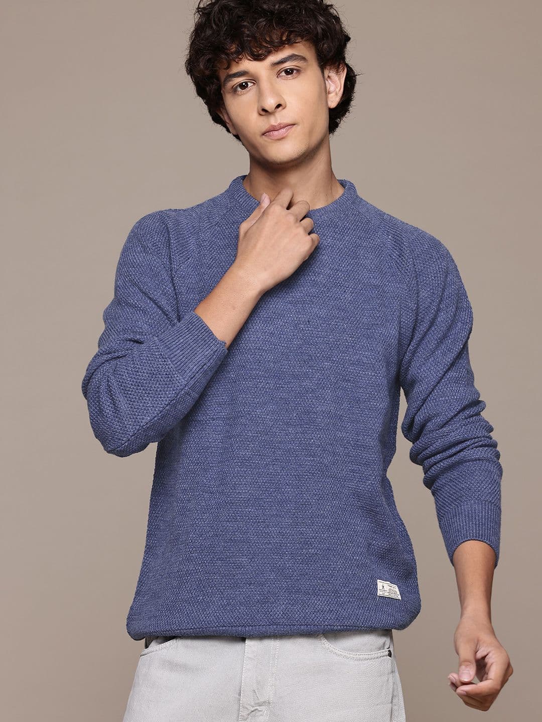 The Roadster Lifestyle Co. Men Acrylic Pullover - view 1
