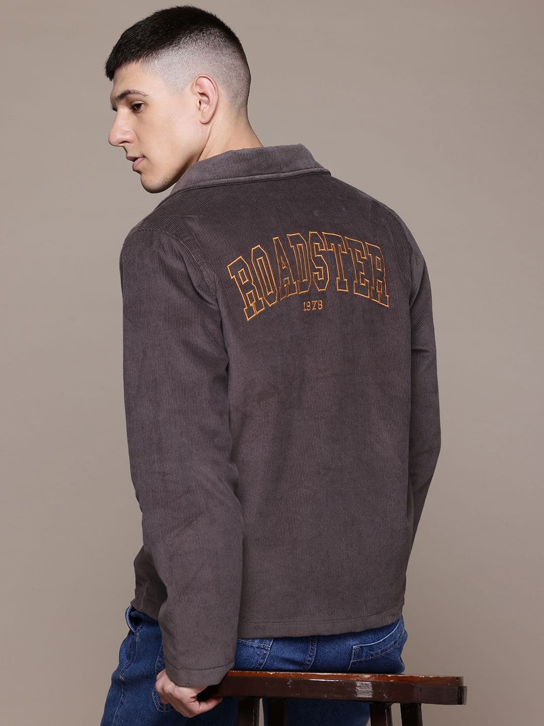 The Roadster Lifestyle Co. Typography Curduroy Tailored Jacket - view 1