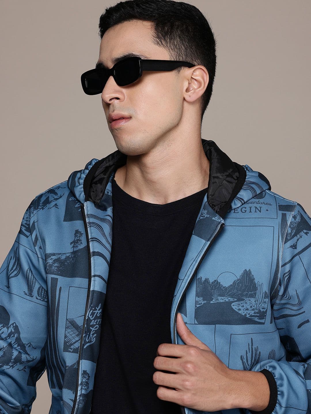 The Roadster Lifestyle Co. Padded Hooded Jacket - view 1