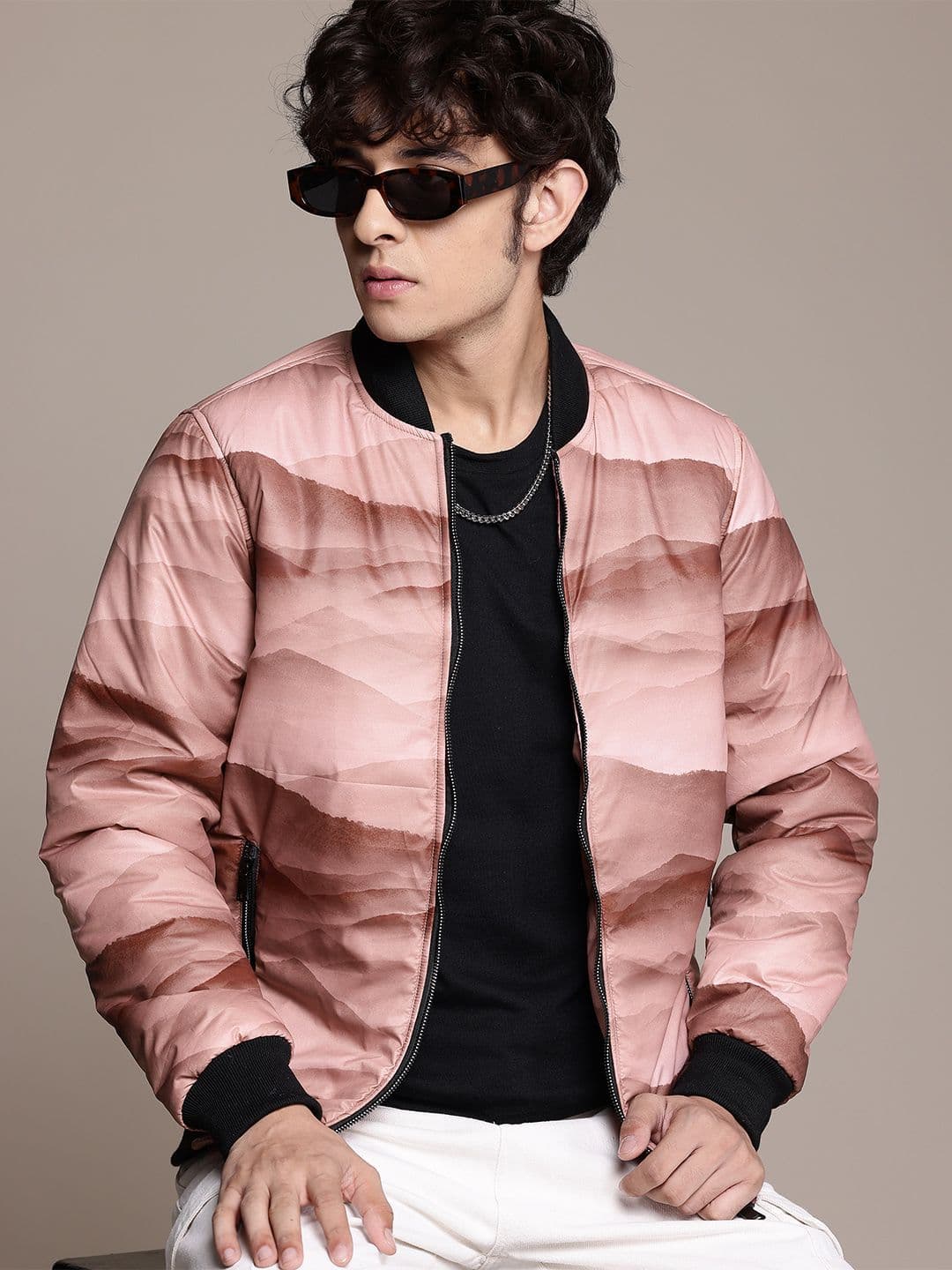 The Roadster Lifestyle Co. Printed Padded Jacket - view 1