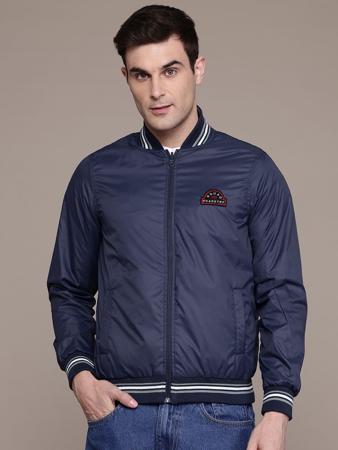 The Roadster Lifestyle Co. Reversible Bomber Jacket - view 1
