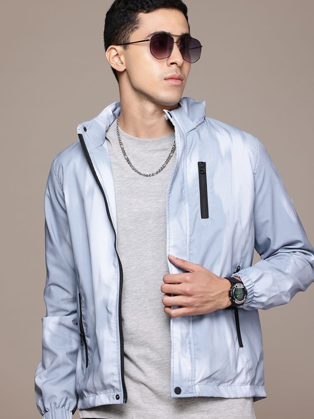 The Roadster Lifestyle Co. Dyed Hooded Tailored Jacket - view 1