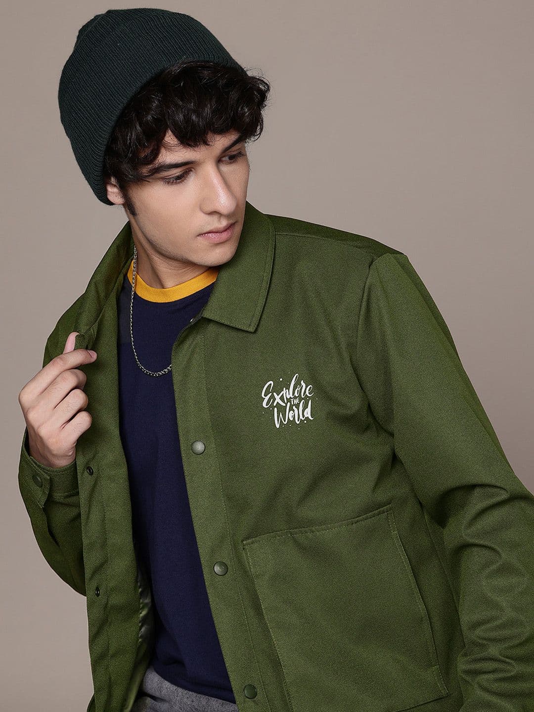 The Roadster Lifestyle Co. Printed Detail Tailored Jacket - view 1