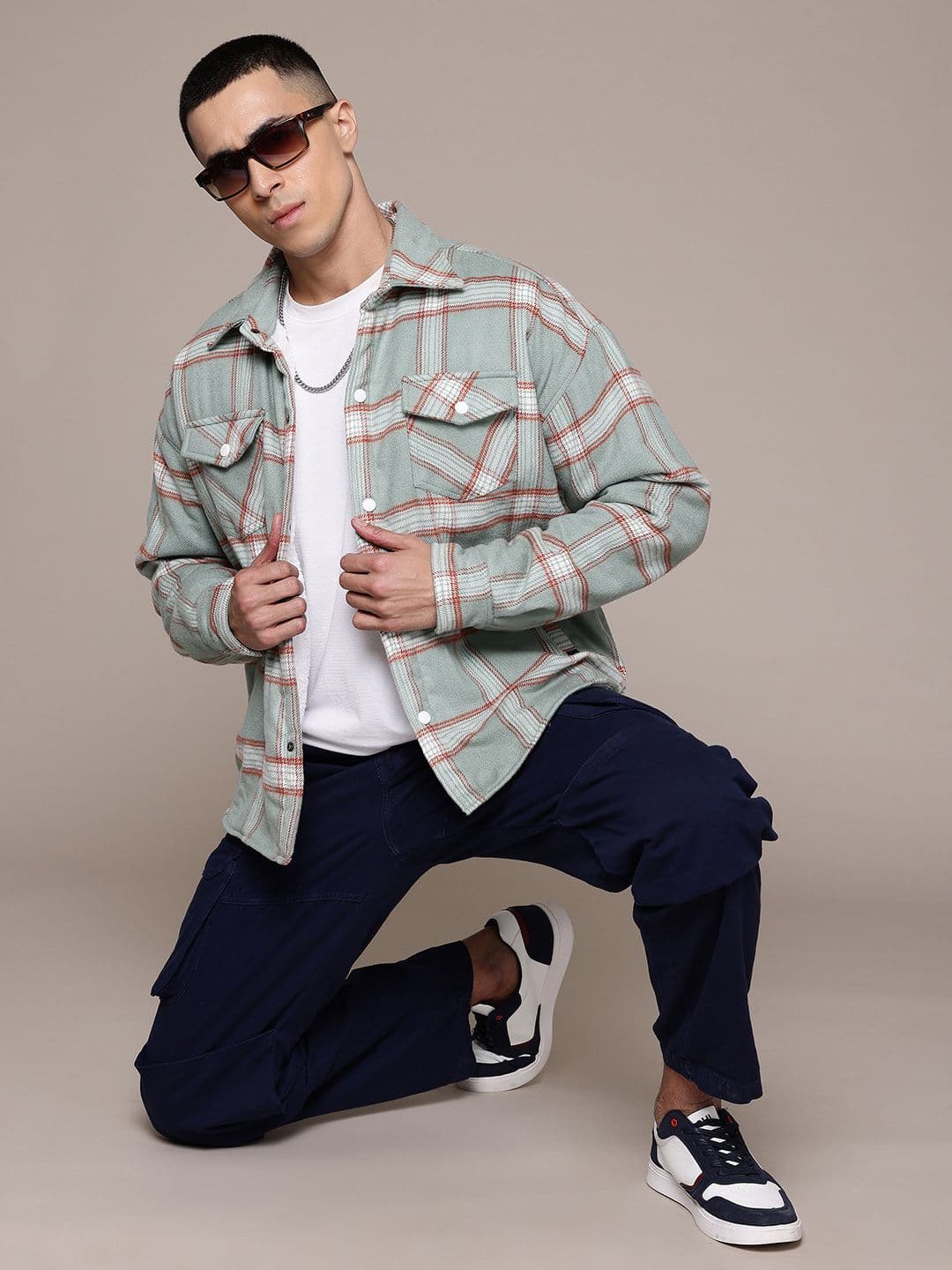 The Roadster Lifestyle Co. Checked Tailored Jacket - view 1