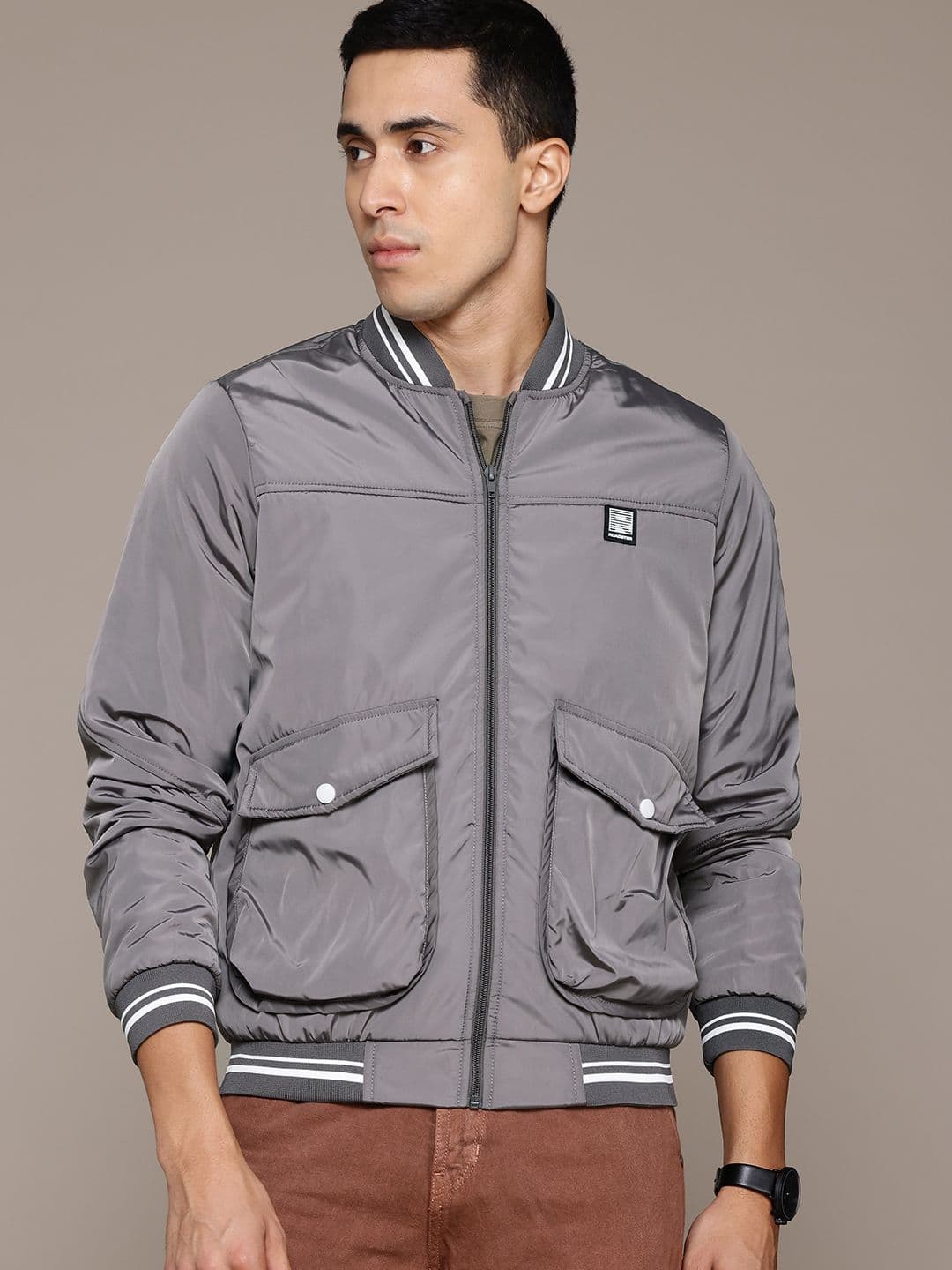 The Roadster Lifestyle Co. Padded Bomber Jacket - view 1