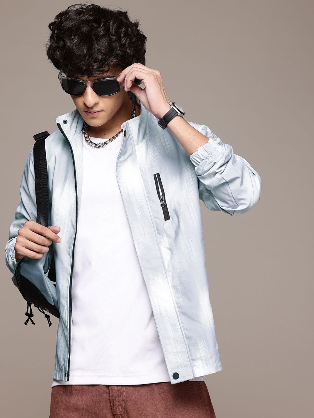 The Roadster Lifestyle Co. Stand-Collar Tailored Jacket - view 1