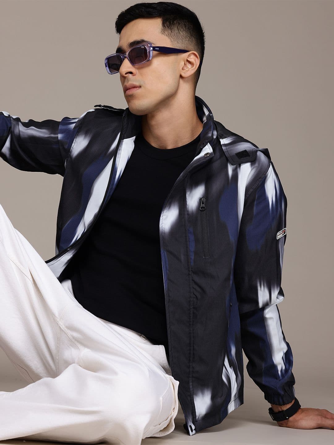The Roadster Lifestyle Co. Printed Hooded Jacket - view 1