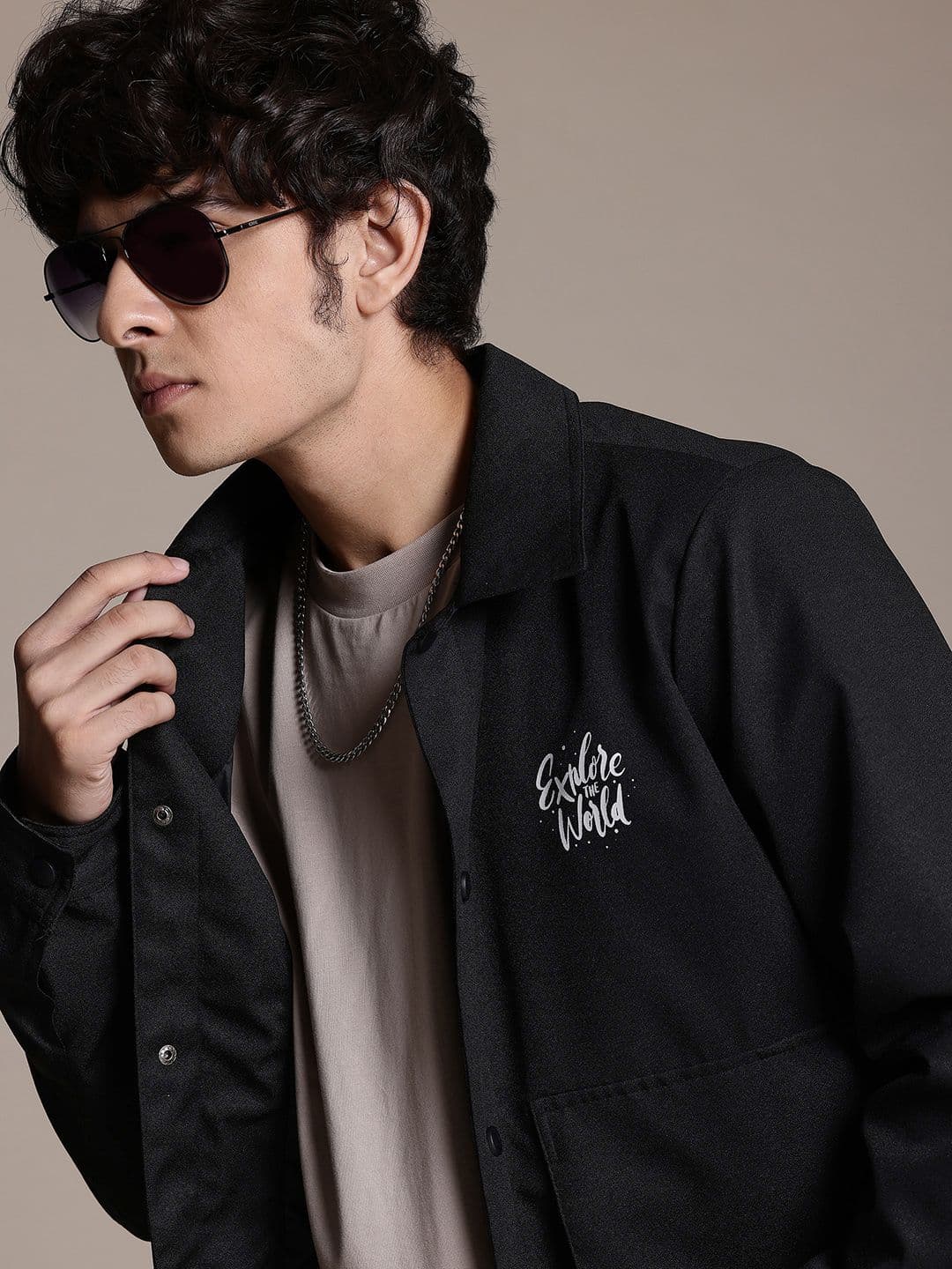 Roadster The Lifestyle Co. Printed Detail Tailored Jacket - view 1