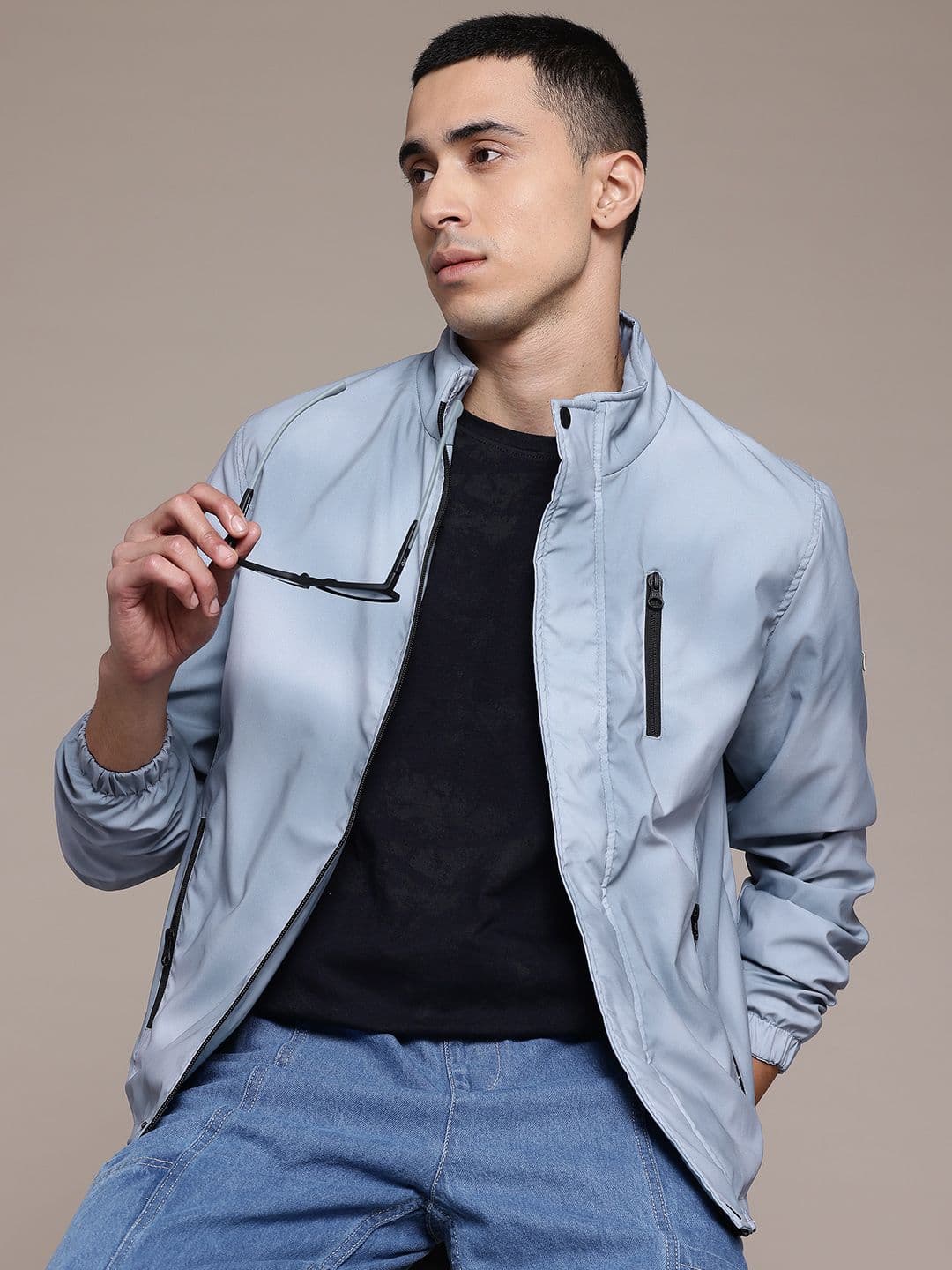 The Roadster Lifestyle Co. Mock Collar Tailored Jacket - view 1