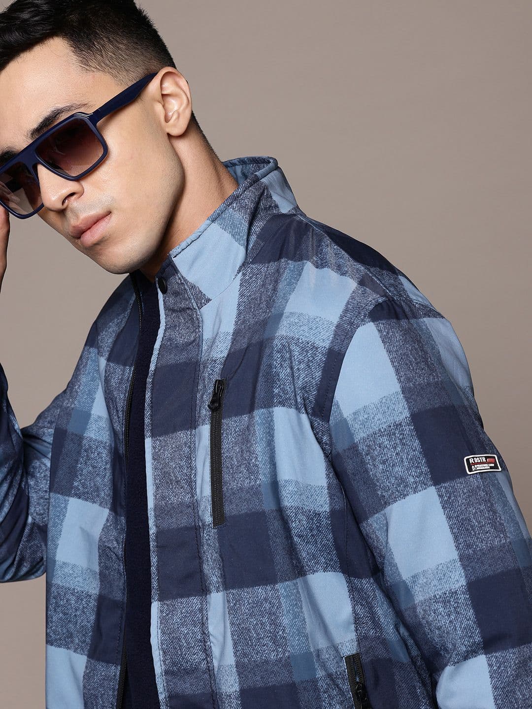 The Roadster Lifestyle Co. Checked Sporty Jacket - view 1