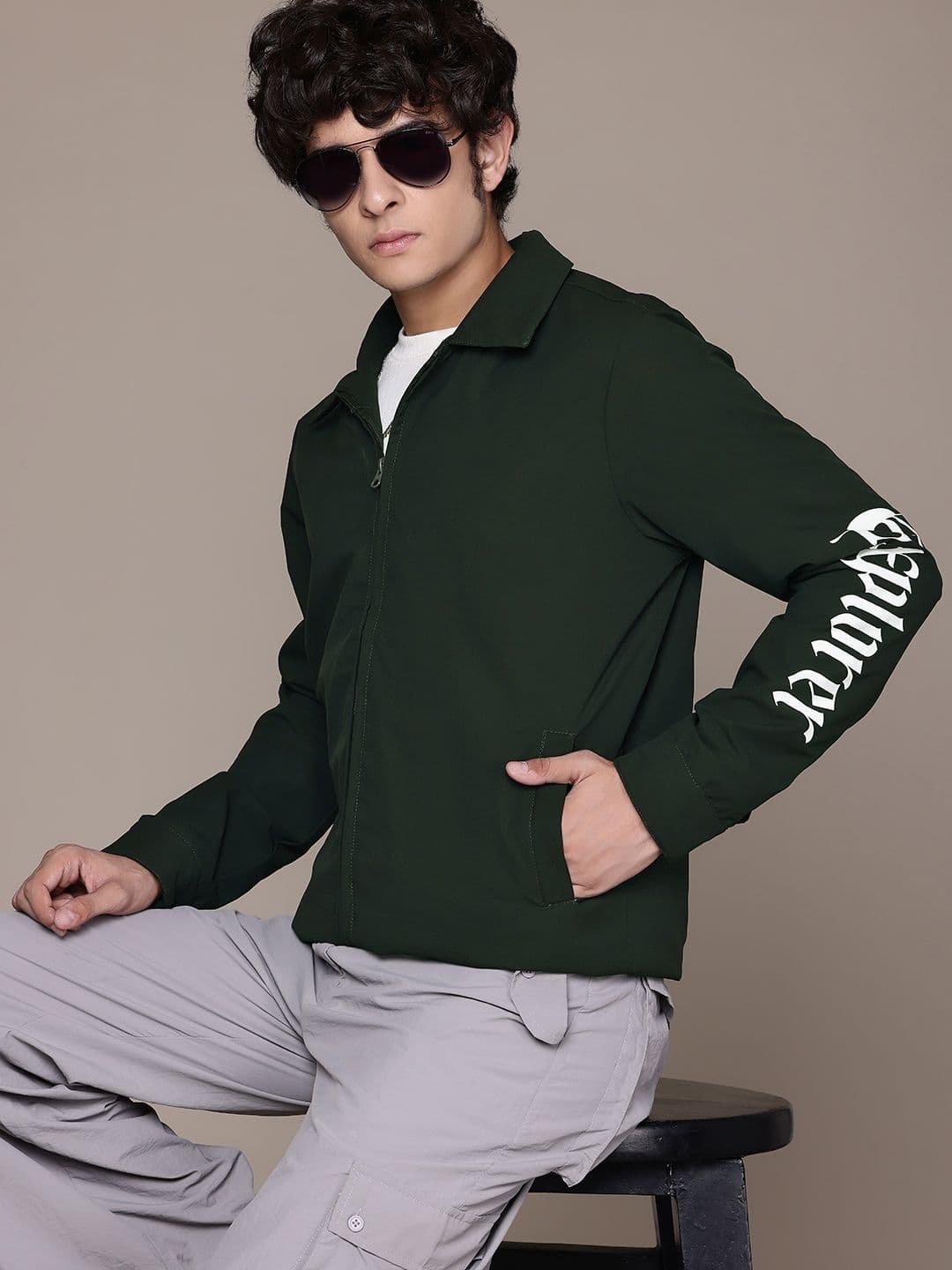 The Roadster Lifestyle Co. Spread Collar Casual Tailored Jacket - view 1