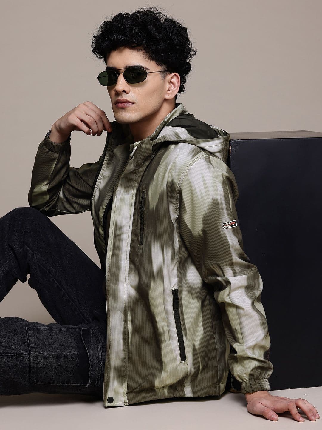 The Roadster Lifestyle Co. Abstract Printed Tailored Jacket - view 1