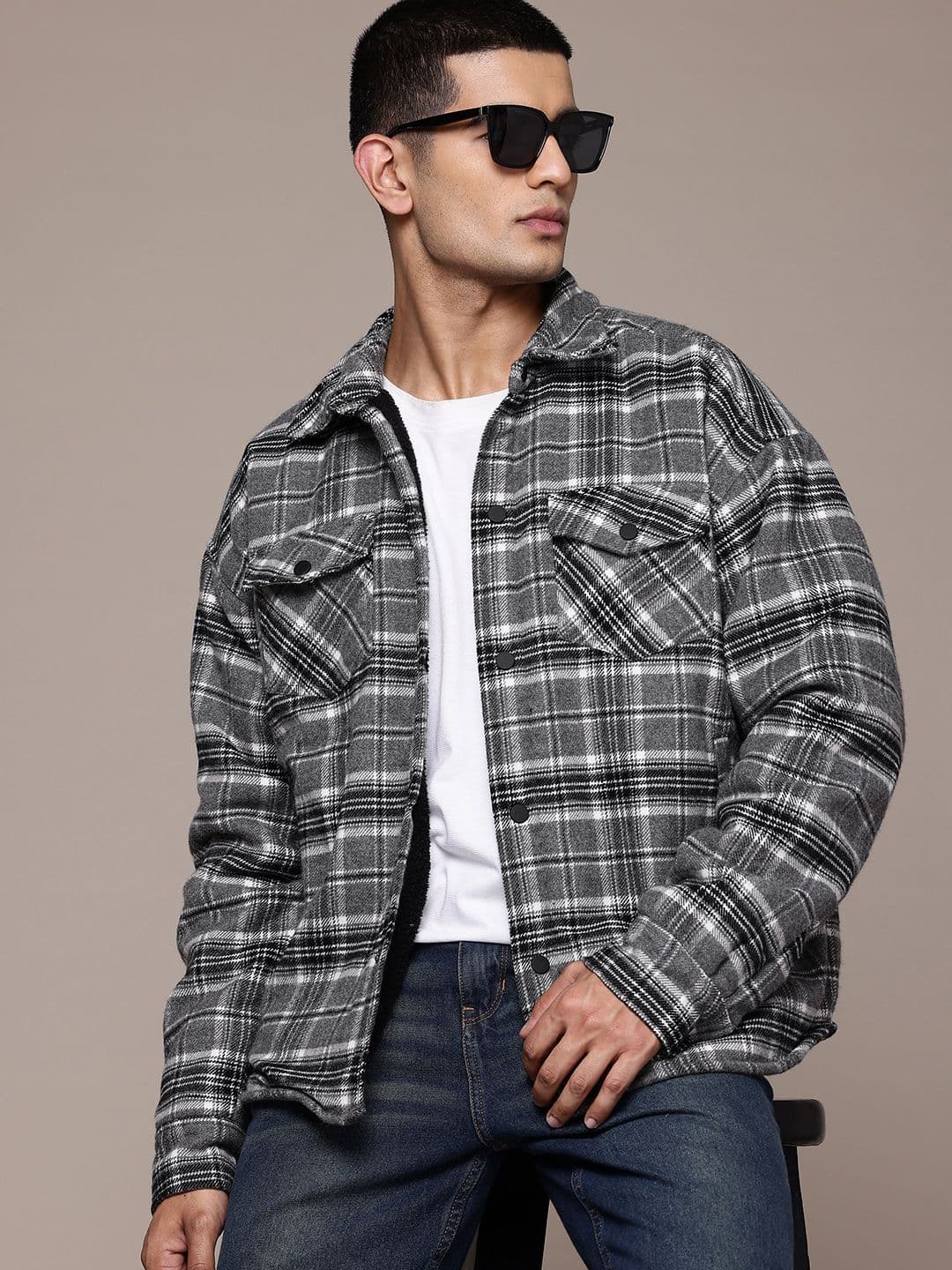 The Roadster Lifestyle Co. Men Checked Tailored Jacket - view 1