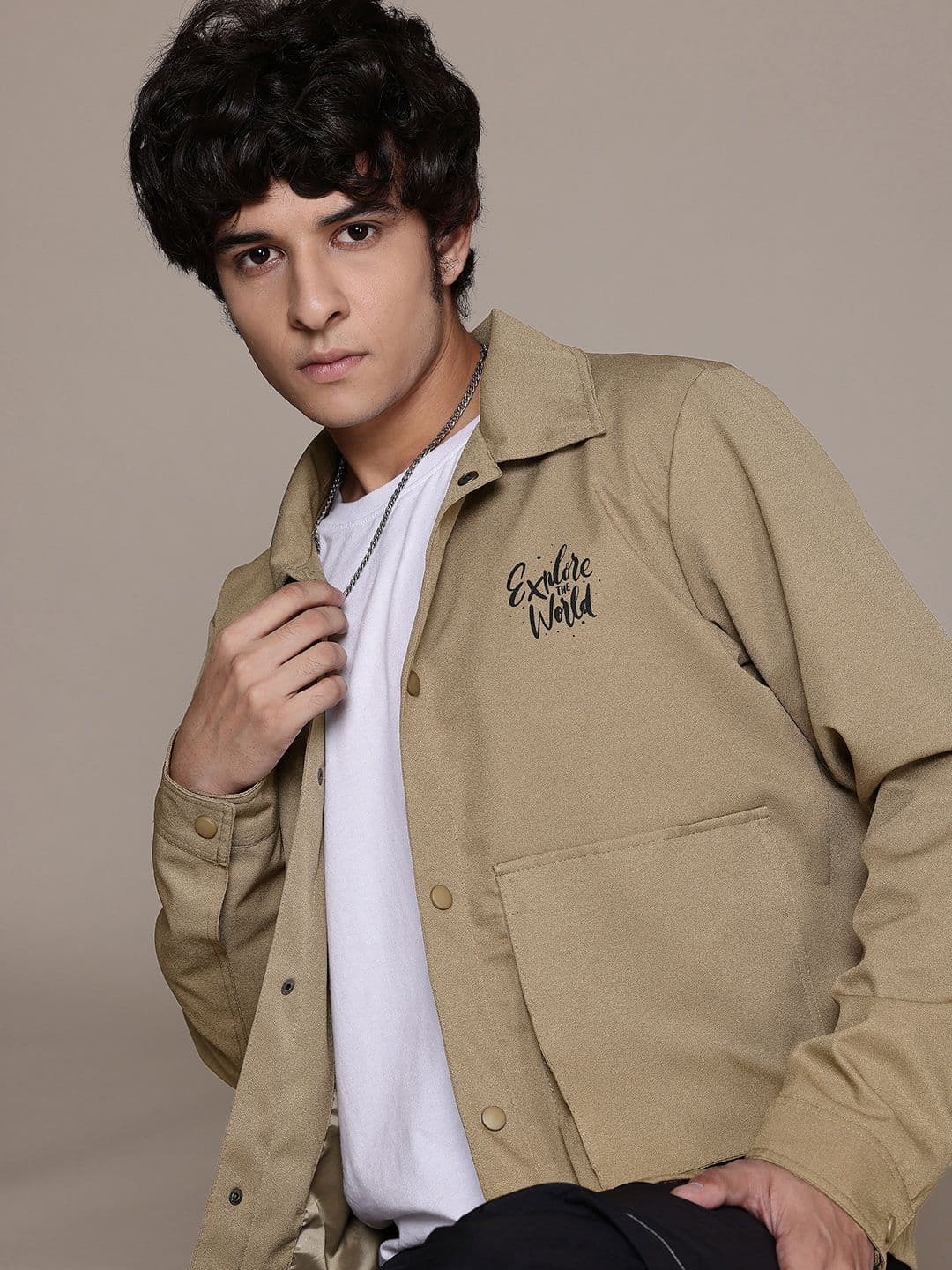 Roadster The Lifestyle Co. Printed Detail Tailored Jacket - view 1