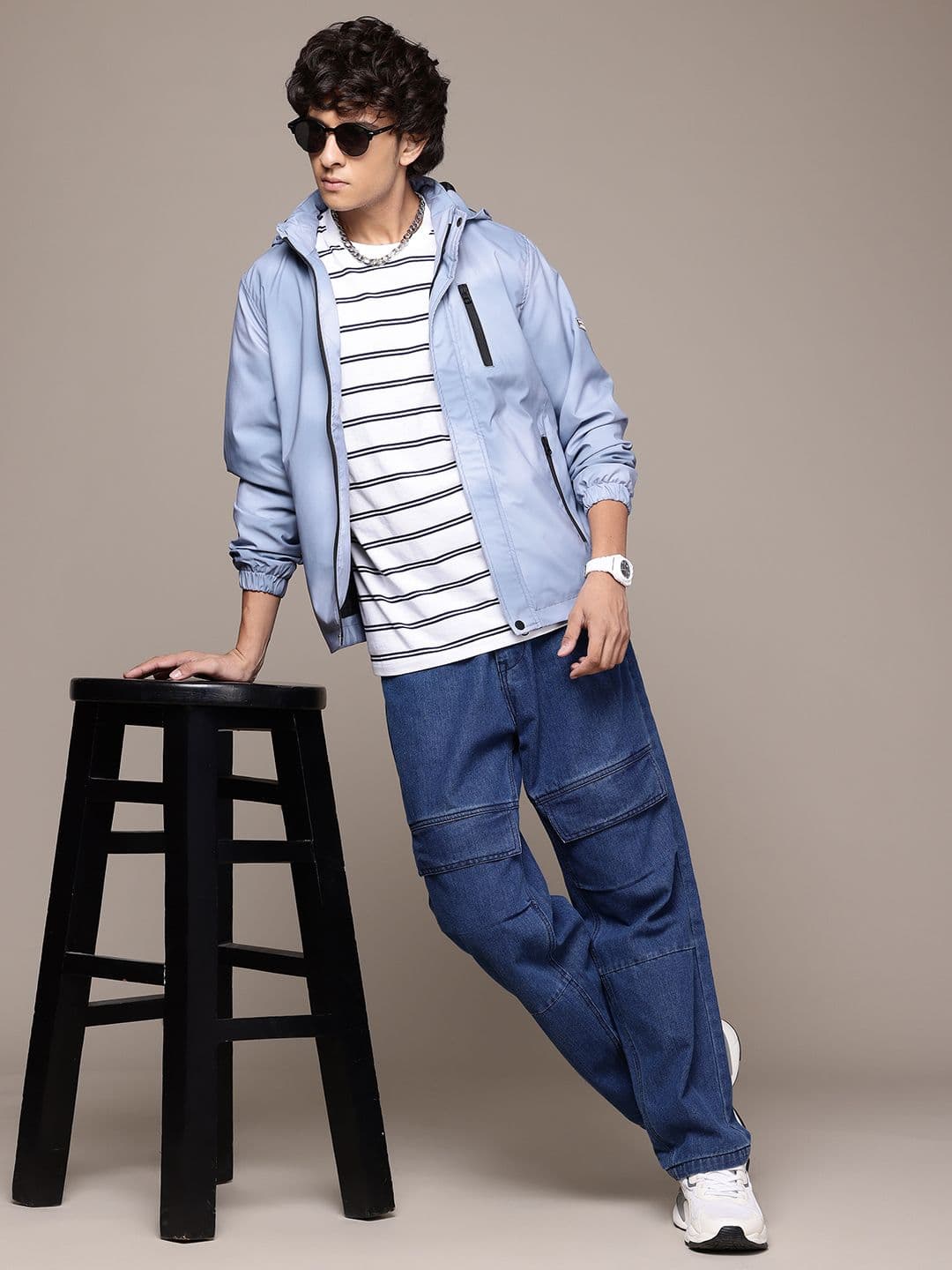 The Roadster Lifestyle Co. Dyed Hooded Tailored Jacket - view 1