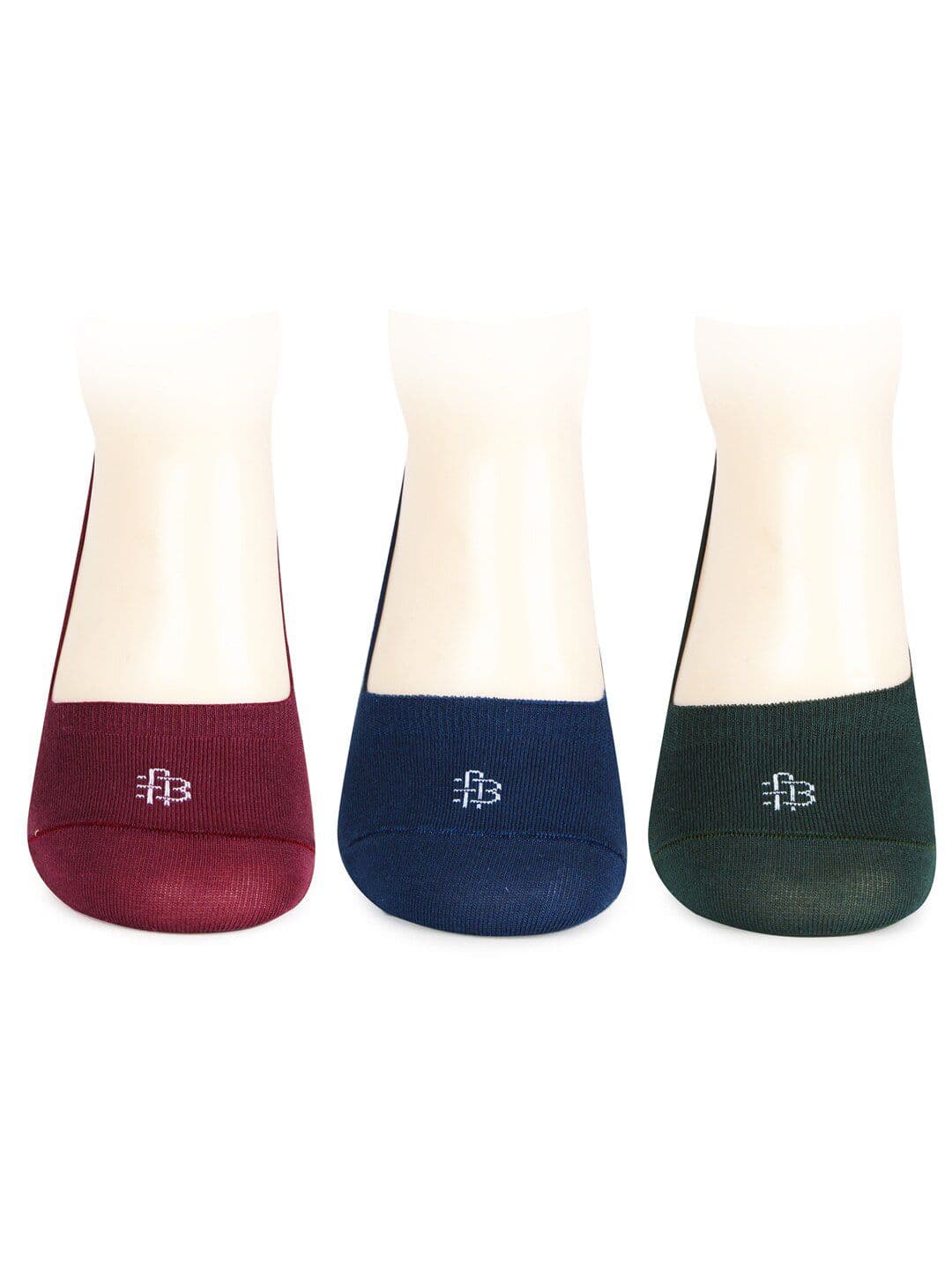 Bonjour Pack Of 3 Assorted Shoe Liners-Length Socks - view 1