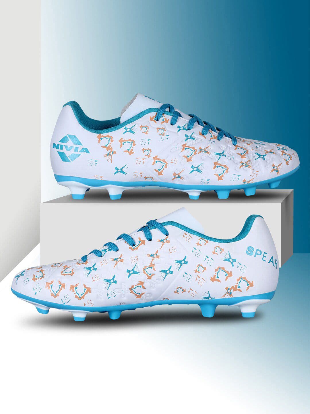 NIVIA Spear 2.0 Football Studs with Lightweight Design For Hard & Grassy Surfaces - view 1