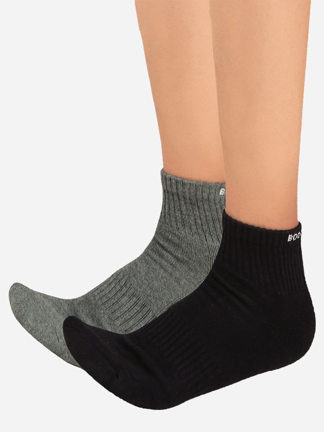 Bodycare Men Pack Of 2 Assorted Anti Bacterial Ankle-Length Socks - view 1