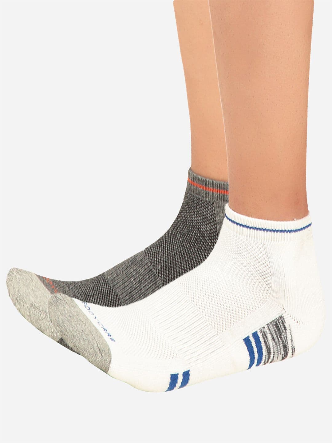 Bodycare Men Pack Of 2 Patterned Anti Bacterial Ankle Length Socks - view 1