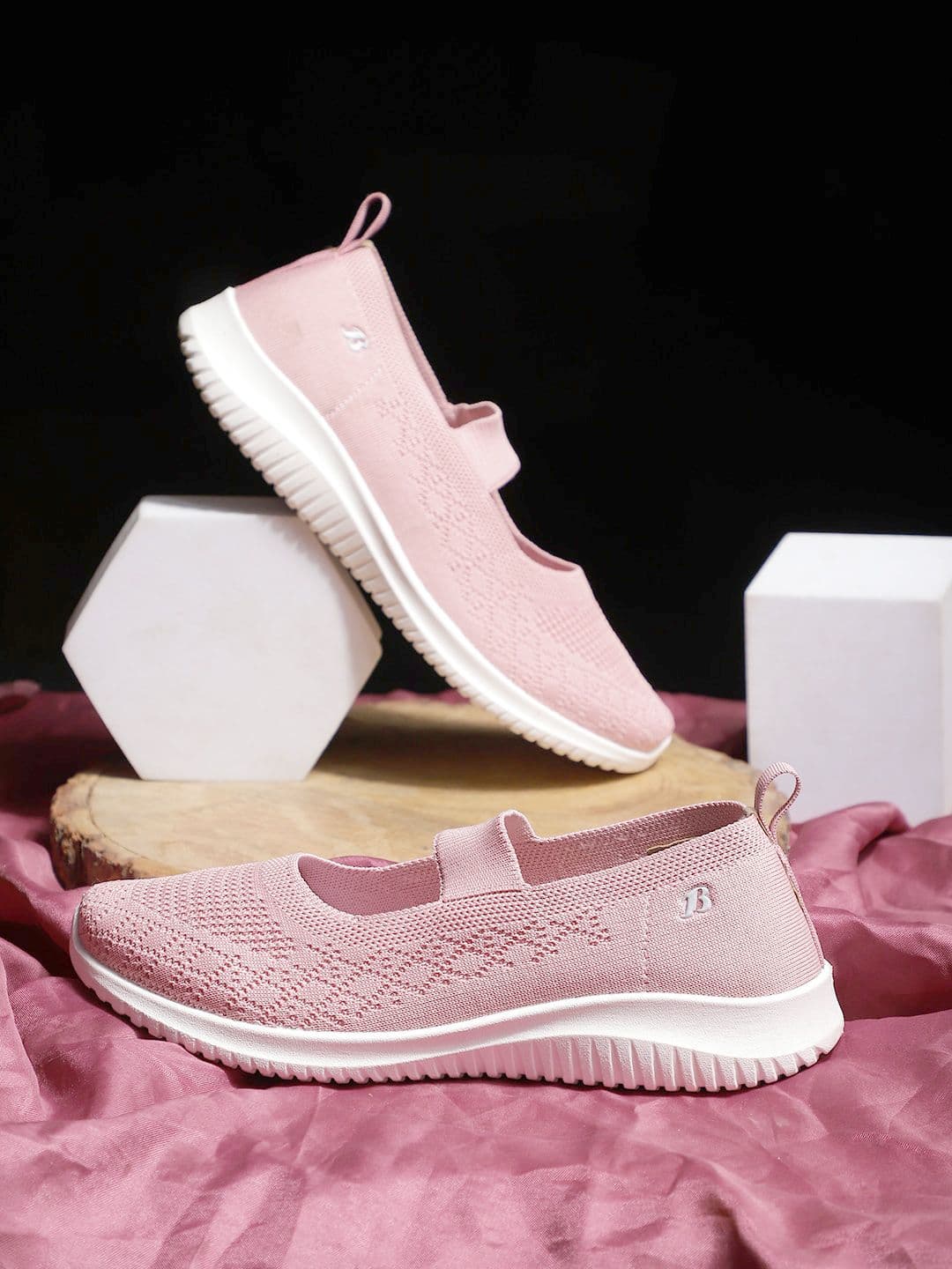 Bata Women Textured Slip-On Sneakers - view 1