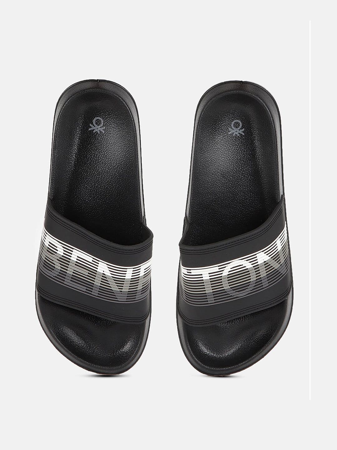United Colors of Benetton Men Textured Sliders - view 1