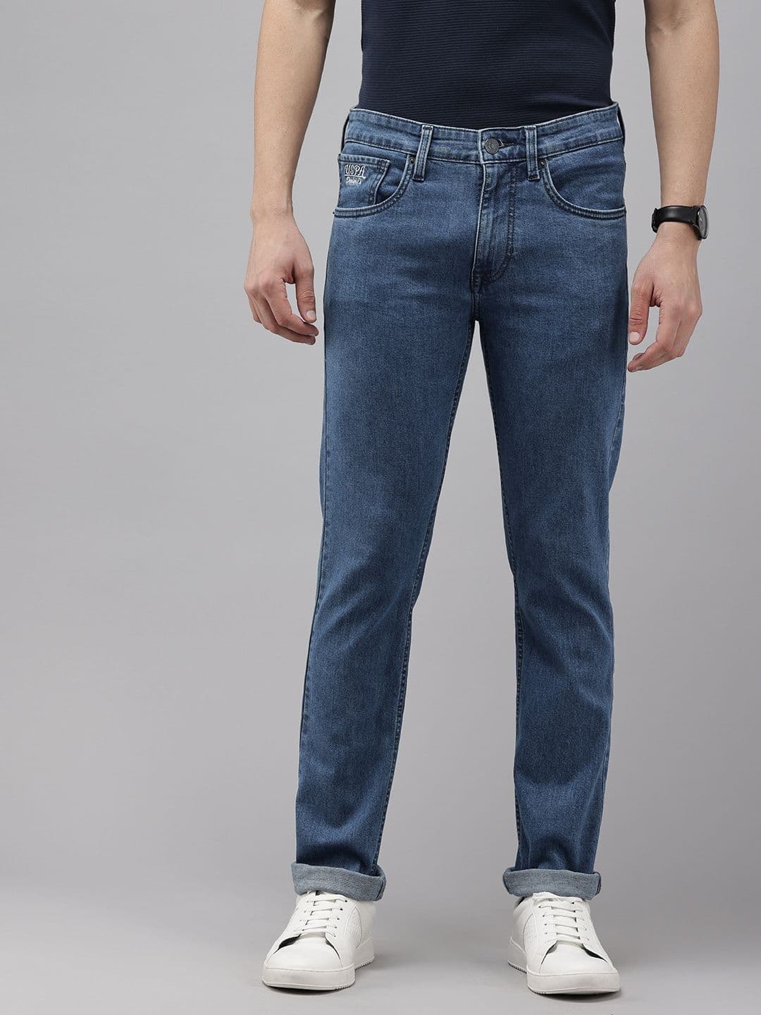 U.S. Polo Assn. Denim Co. Men Regallo Skinny Fit Light Fade Stretchable Jeans - view 1