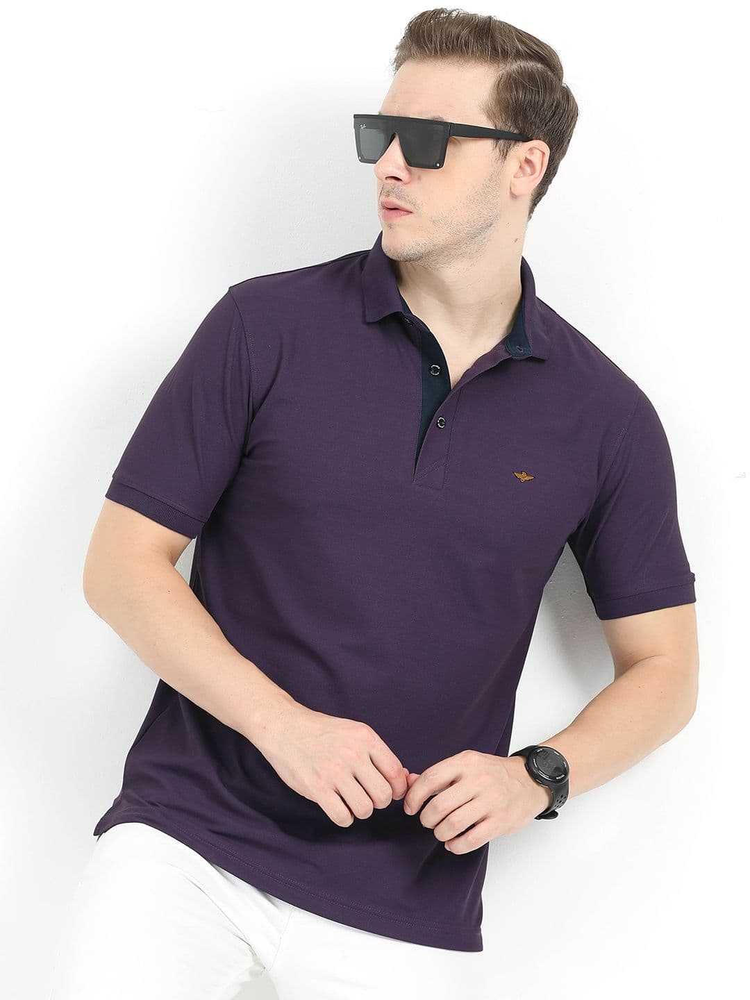 STELLERS Men Regular Fit Polo Collar T-shirt - view 1