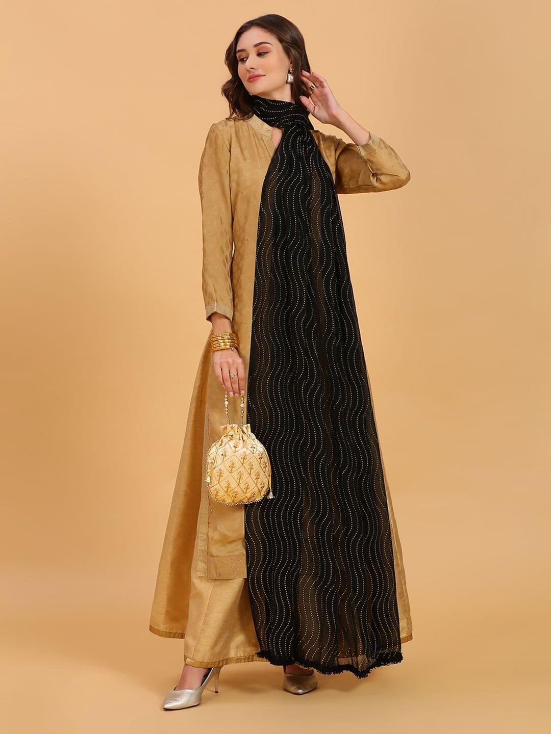 Dupatta Bazaar Embellished Chiffon Dupatta - view 1