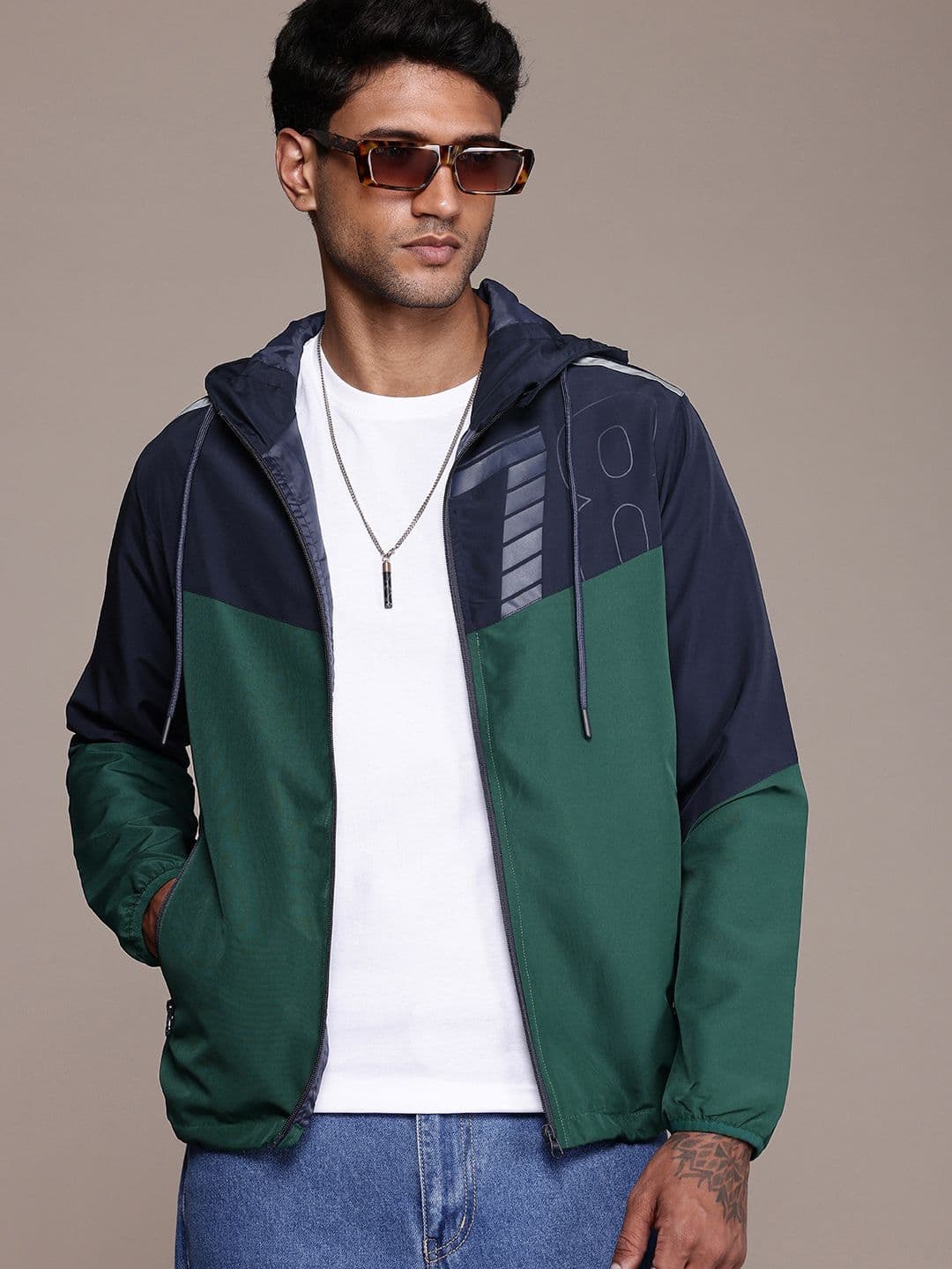 The Roadster Life Co. Colourblocked Sporty Jacket - view 1