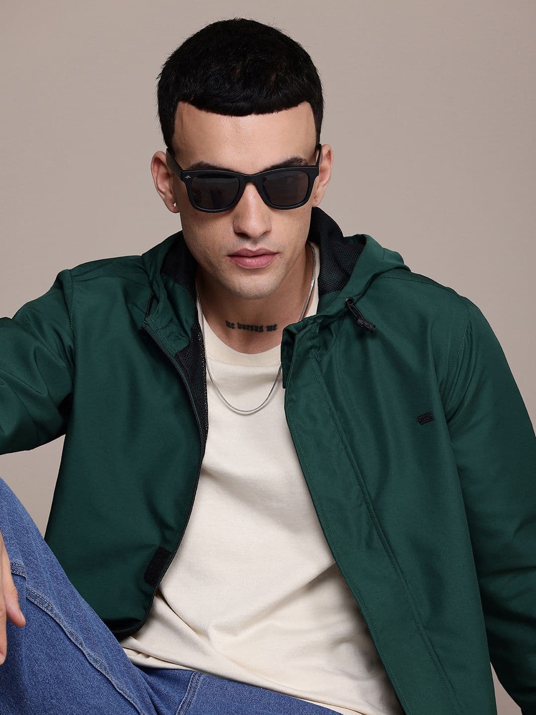 The Roadster Life Co. Hooded Bomber Jacket - view 1