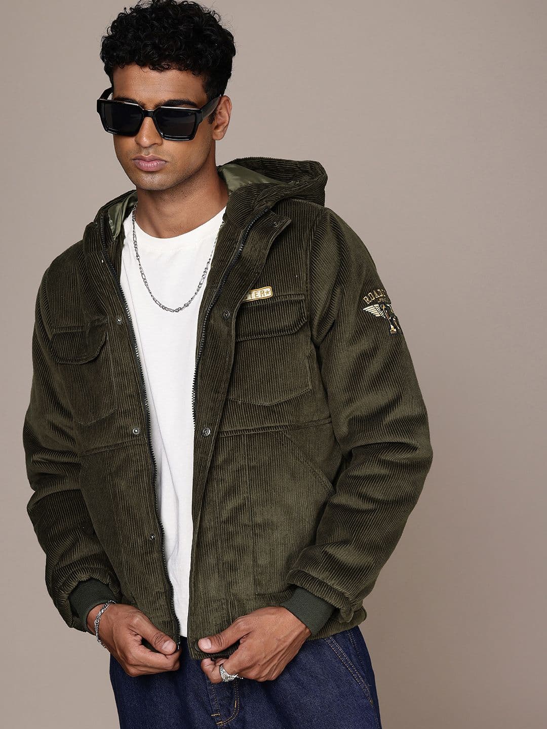 The Roadster Life Co. Corduroy Hooded Tailored Jacket - view 1