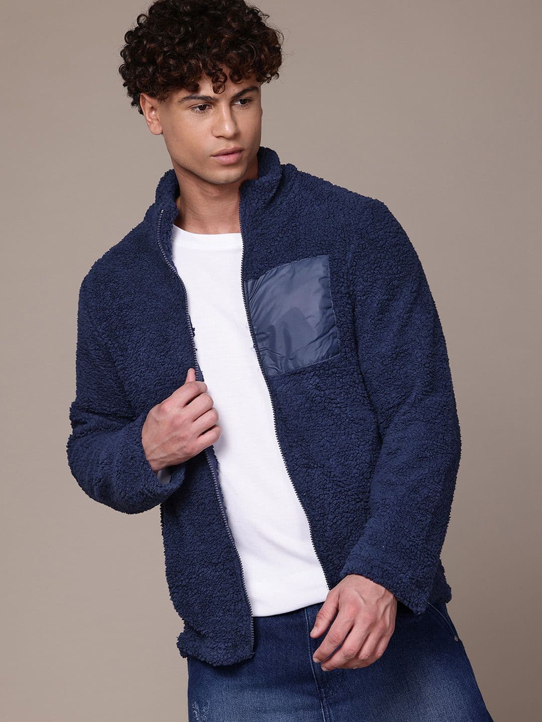 The Roadster Lifestyle Co. Fleece Tailored Jacket - view 1