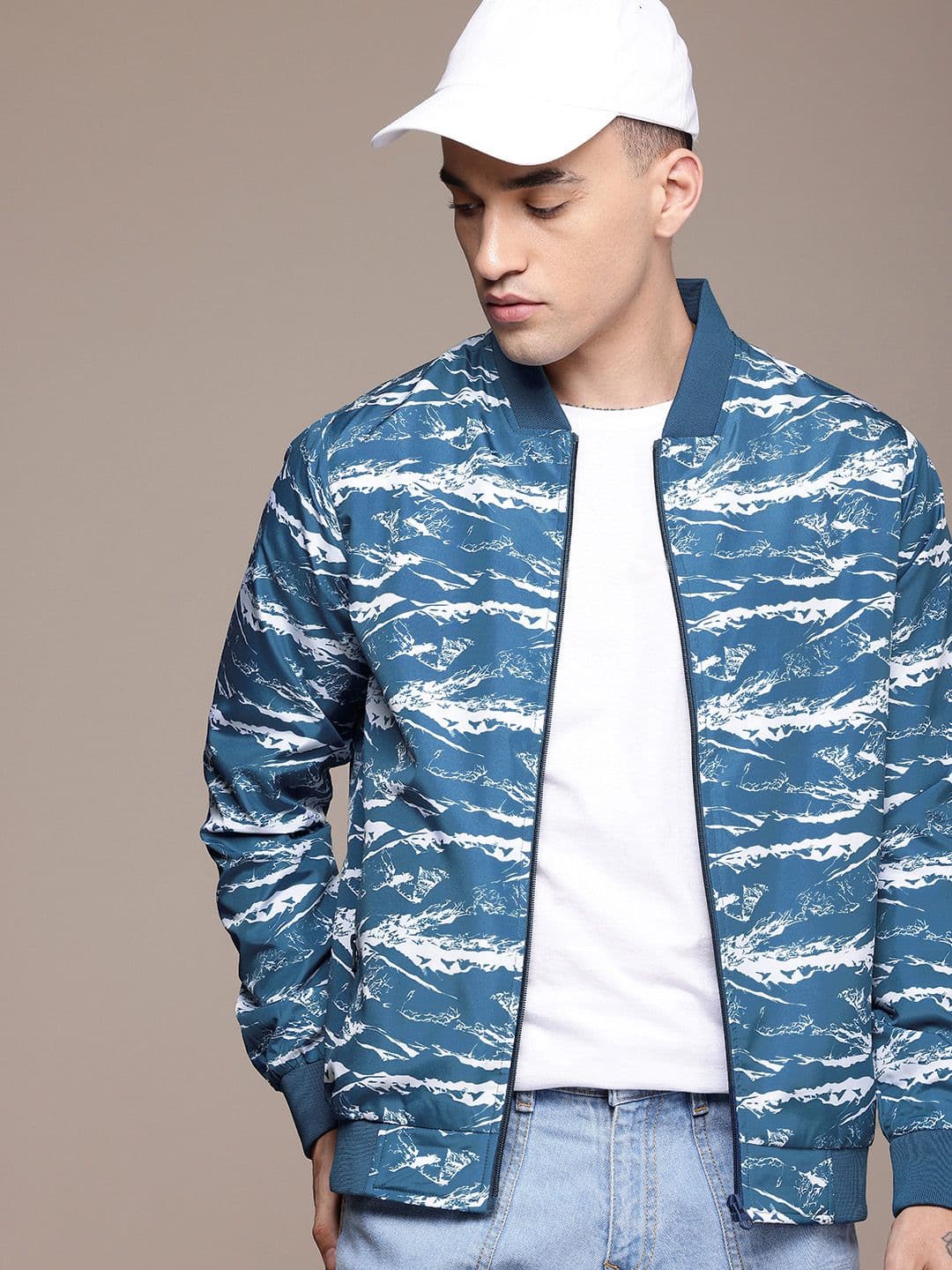 The Roadster Life Co. Graphic Printed Bomber Jacket - view 1