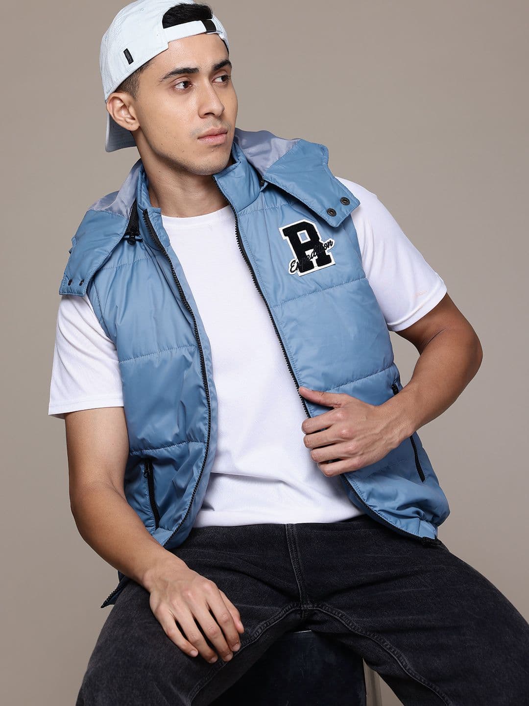 The Roadster Lifestyle Co. Applique Detail Padded Jacket - view 1