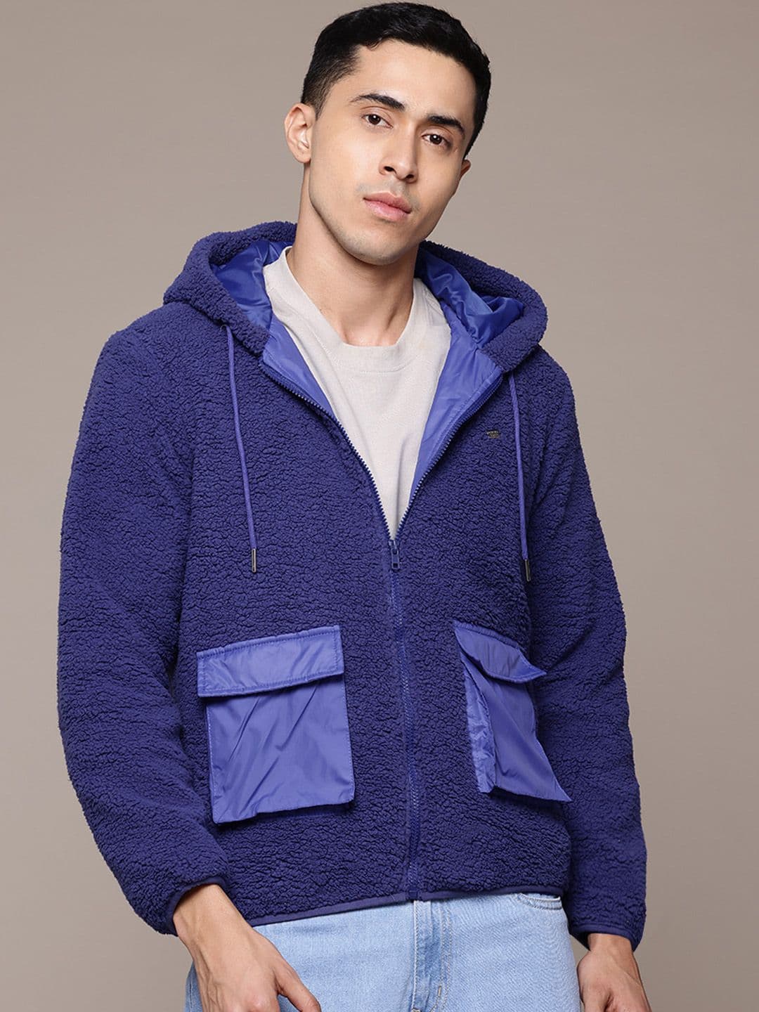 The Roadster Lifestyle Co. Sherpa Hooded Jacket - view 1