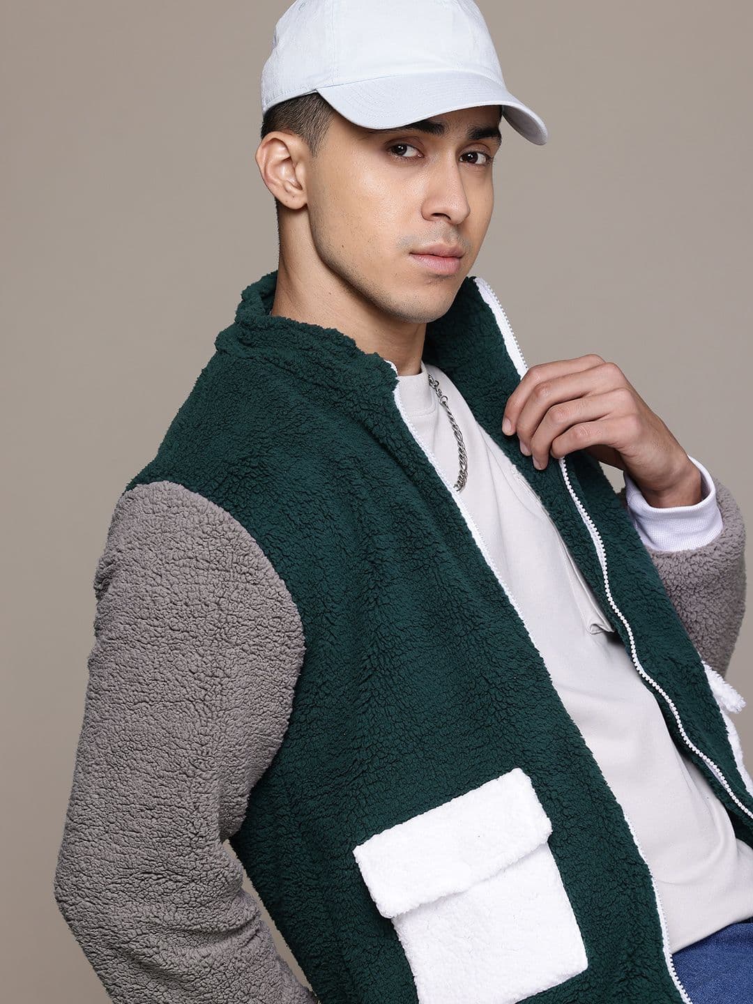 The Roadster Lifestyle Co. Fleece-Detail Bomber Jacket - view 1