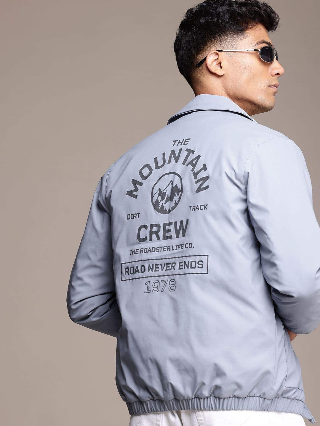 The Roadster Life Co. Typography Printed Padded Jacket - view 1