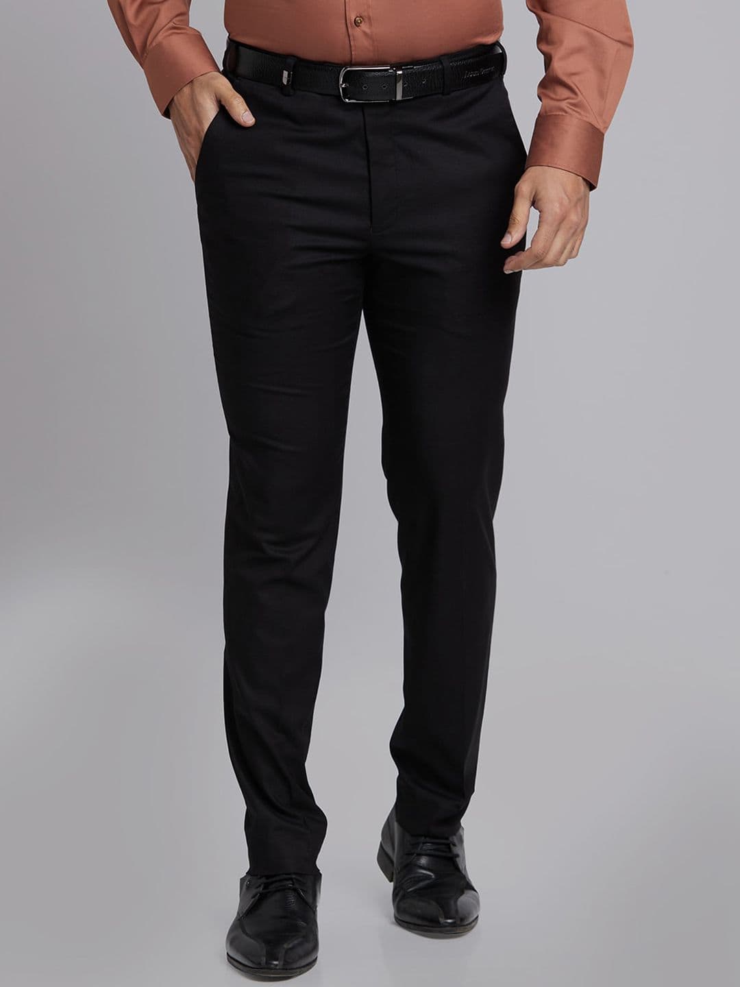 Park Avenue Men Slim Fit Mid Rise Formal Trousers - view 1