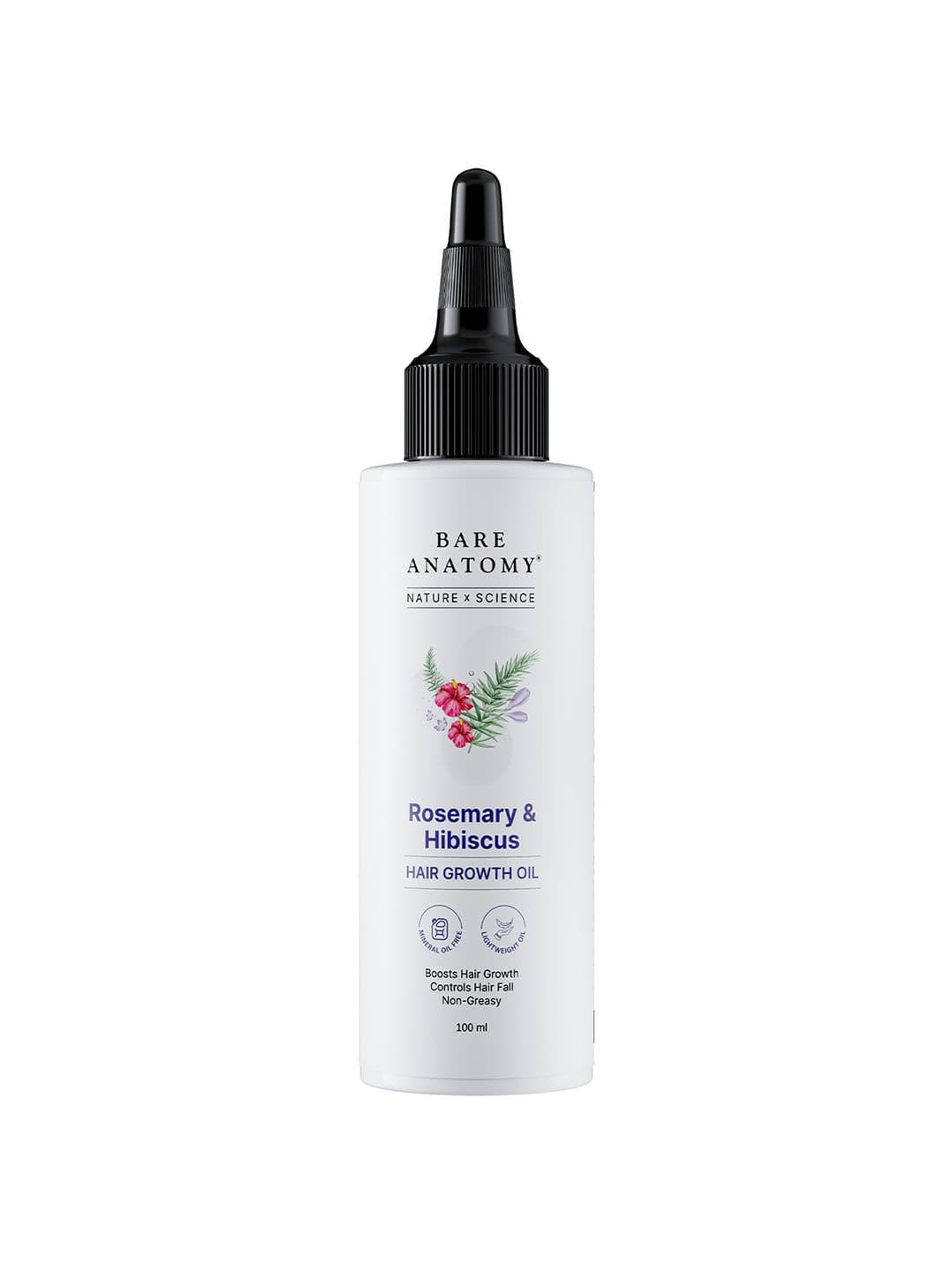 Bare Anatomy Rosemary Hibiscus Hair Growth Oil - 100ml - view 1
