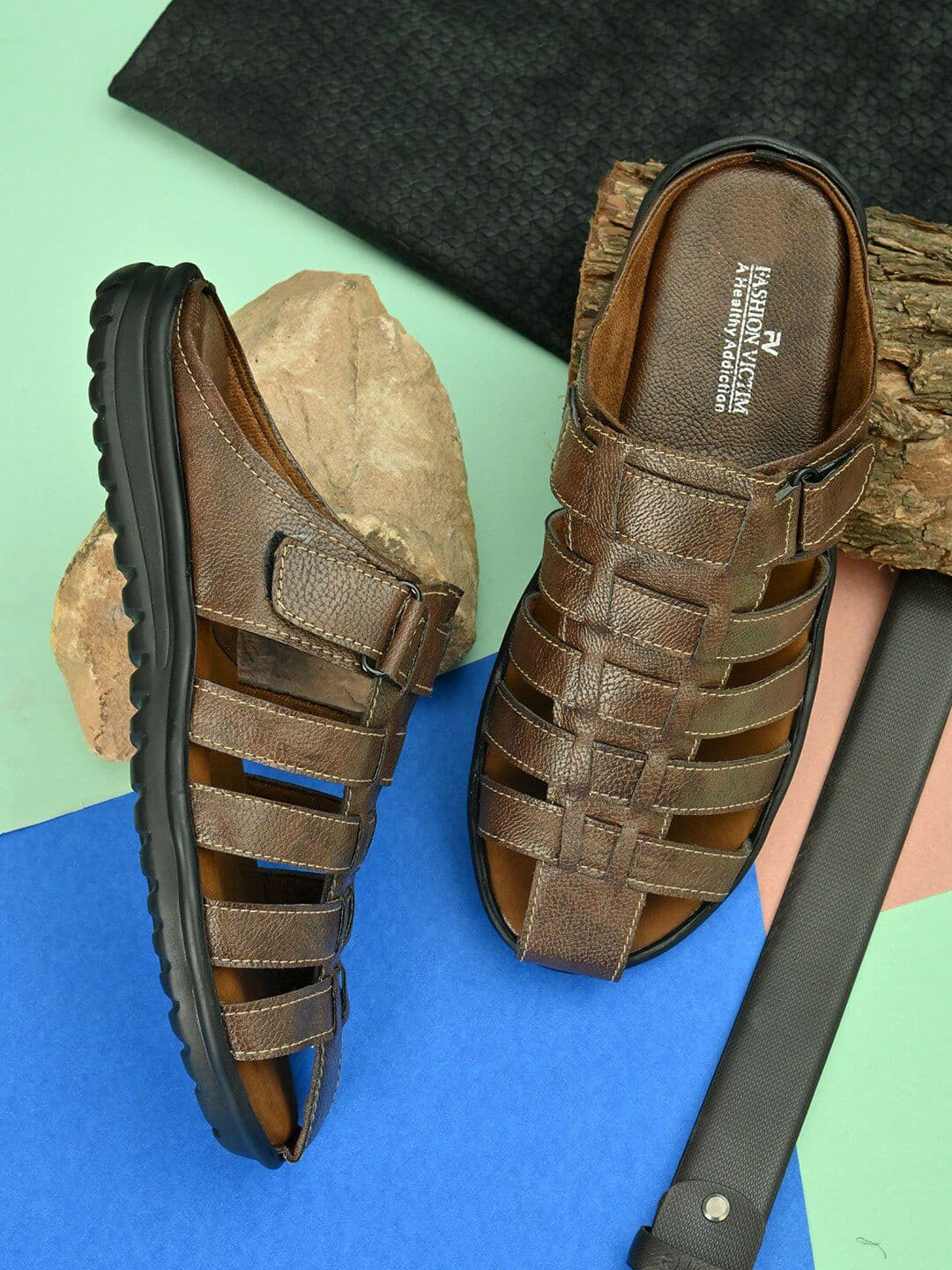 Fashion Victim Men Fisherman Sandals - view 1