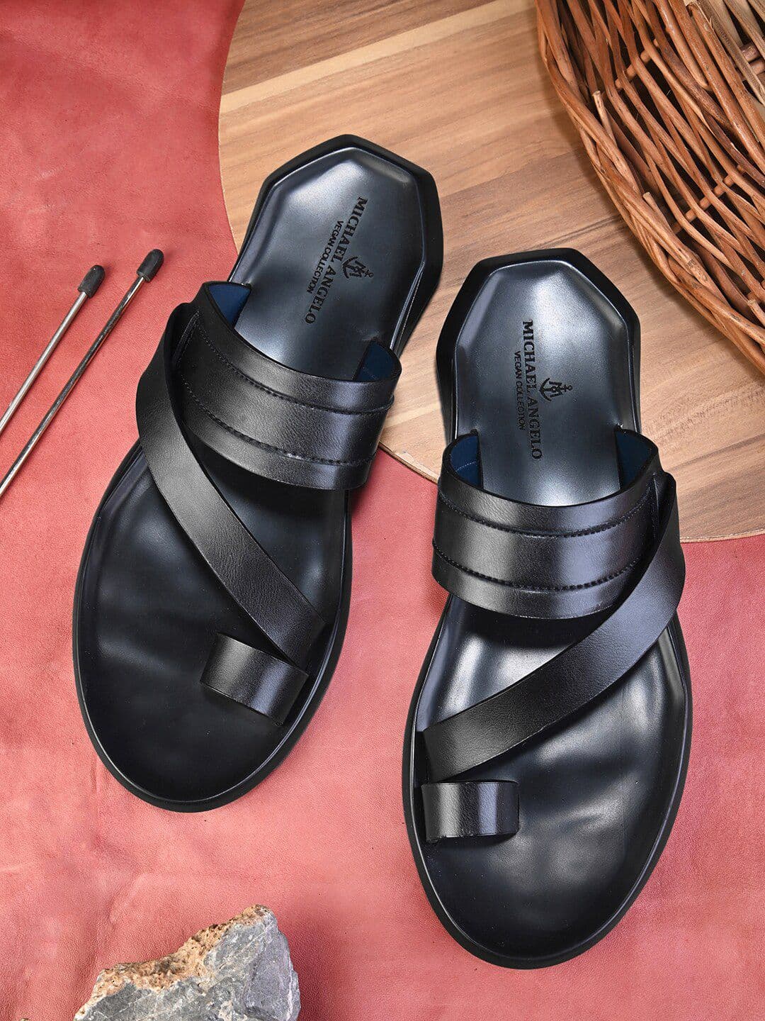 MICHAEL ANGELO Men Strappy Thong Flip-Flops - view 1